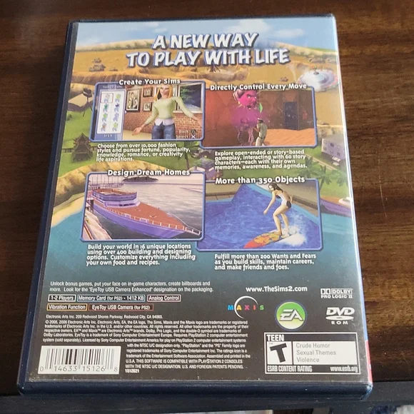 Sims 2 ps2 - Picture 2 of 3